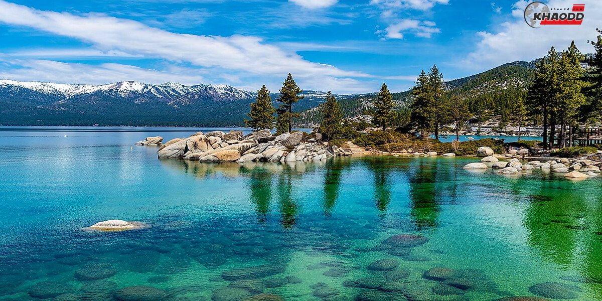 Lake Tahoe From Nevada California, USA