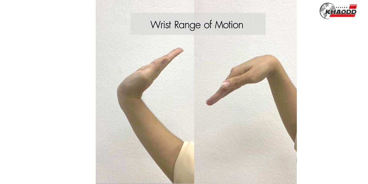 Wrist range of motion  