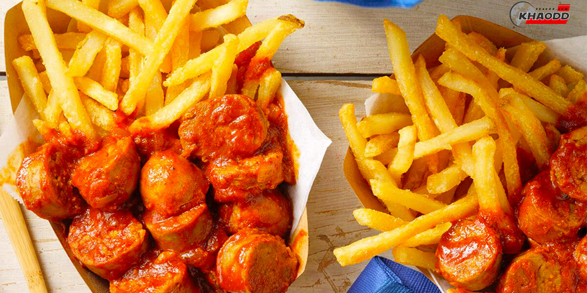 16 อาหารเที่ยงยอดนิยม-Currywurst