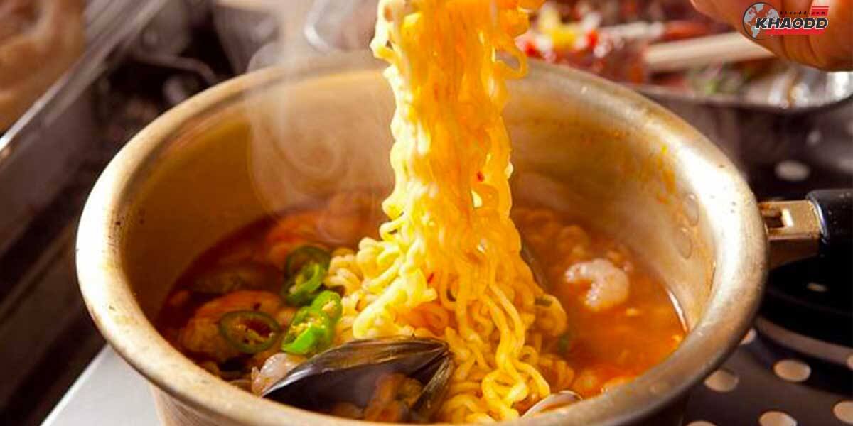 บะหมี่กึ่งสำเร็จรูป (라면)