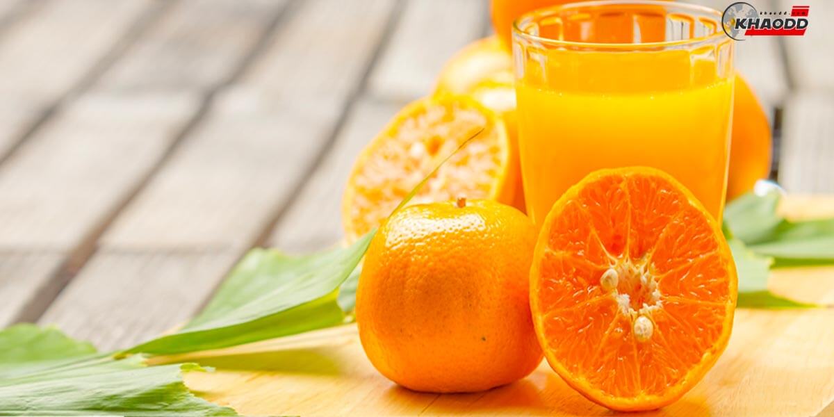 น้ำส้มคั้นเครื่องดื่มคลลายร้อนยิดนิยม