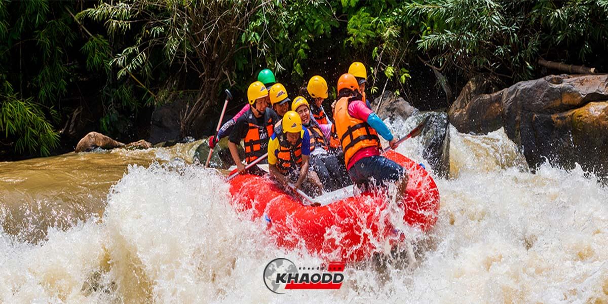 ที่เที่ยวฤดูฝนล่องแก่งลำน้ำเข็กพิษณุโลก