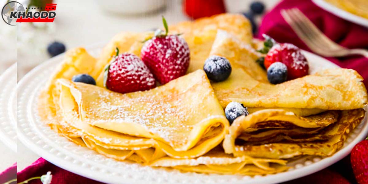 8 ขนมสัญชาติฝรั่งเศส-เครป (Crêpe)