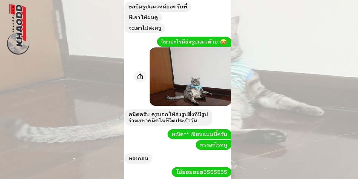 ข้อความแชทที่คุยกับเด็กน้อยผู้ใสซื่อ