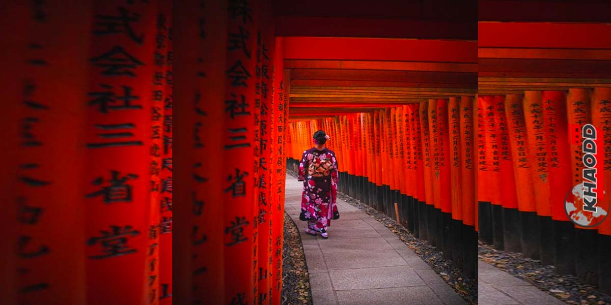 ไปให้สุดหยุดที่ ศาลเจ้าจิ้งจอกแดง(Fushimi Inari Shrine)