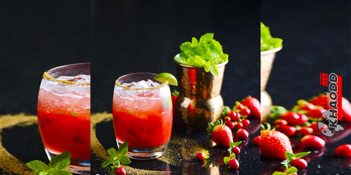 3 สูตรเครื่องดื่มงาน-Wild Strawberry Caipiroska 