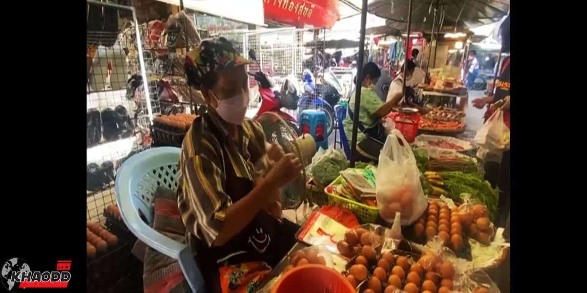 เจ๊ติ๋ม แม่ค้าขายไข่ไก่ ตลาดเทศบาล-1 ตำบลตลาดหลวง อำเภอเมือง จังหวัดอ่างทอง