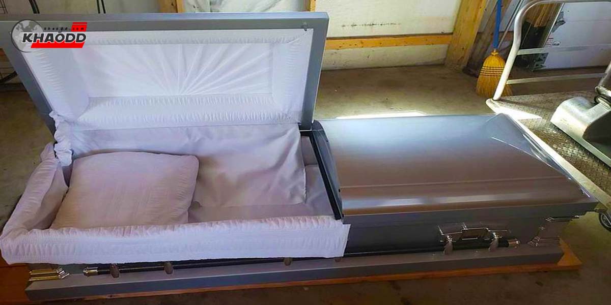 ภรรยาโพสต์แจกโลงศพ-ที่เตรียมให้ “สามี” แต่เขาไม่ยอมใช่สักที