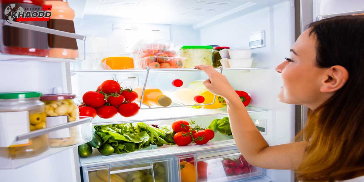 การจัดระเบียบตู้เย็น ลิ้นชักผัก และผลไม้ควรแยกกัน