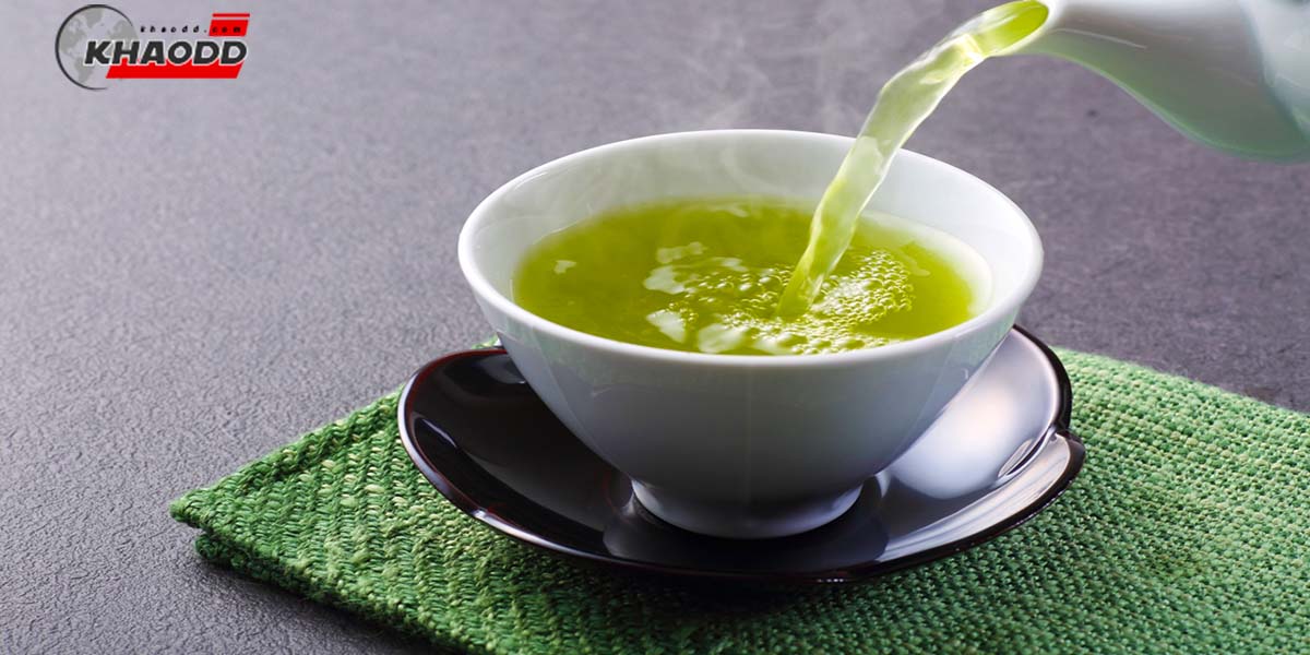 ประโยชน์กำลังสองของเครื่องดื่มชาเขียวผสมน้ำขิง