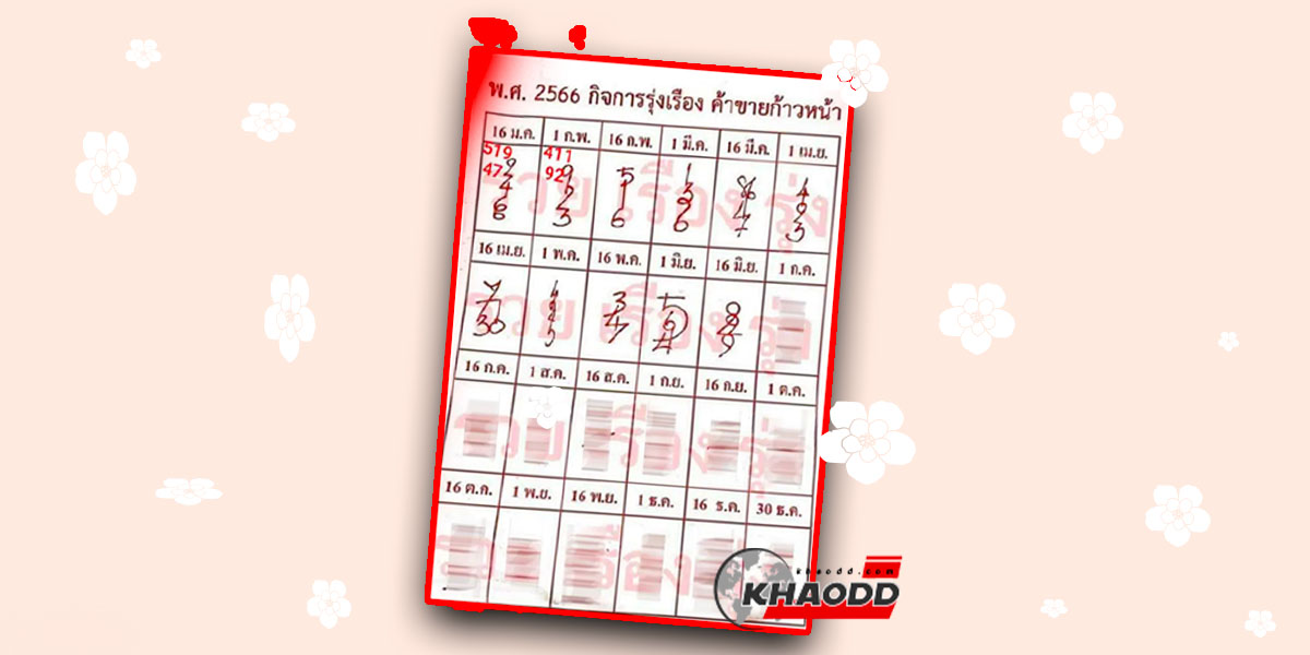 เลขปฏิทินจีน 16-6-66 รีบซื้อก่อน “เกลี้ยงแผง”