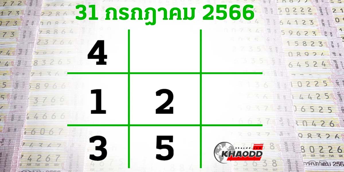 โค้งสุดท้ายแล้ว!!ส่องให้เร็วแนวทาง “หวยไทยรัฐ” งวด 31-7-66