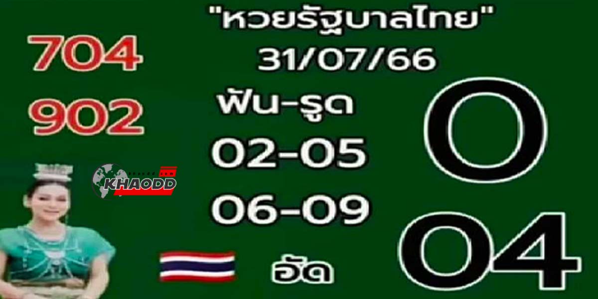 เลขเด็ด เจ๊นุ๊ก บารมีมหาเฮง งวดวันที่ 31 กรกฎาคม 2566