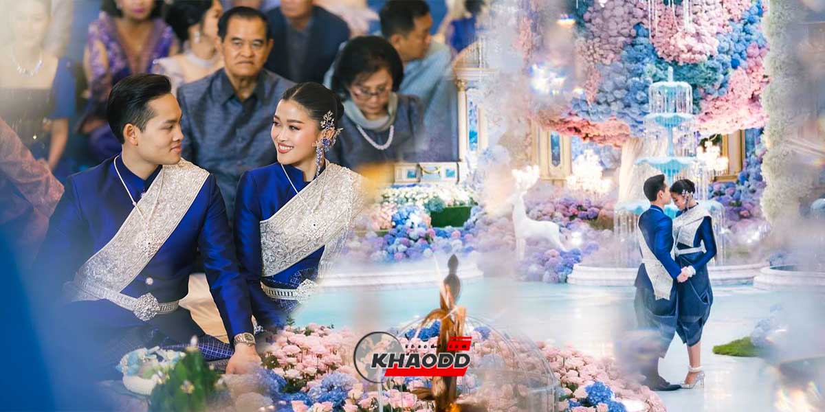 อลังการงานแต่งกัมพูชา ราวกับงานเทศกาลดอกไม้ที่สวยงามที่สุดในโลก