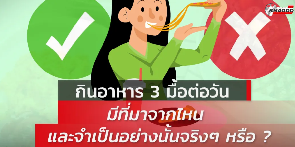 จำเป็นต้องทานอาหาร 3 มื้อต่อวันหรือไม่