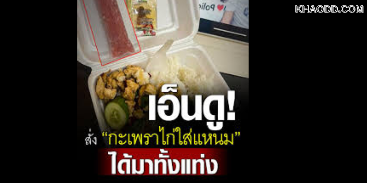 “กะเพราไก่ใส่แหนม” ผ่านแอปฯ เปิดออกมาถึงกับฮาลั่น