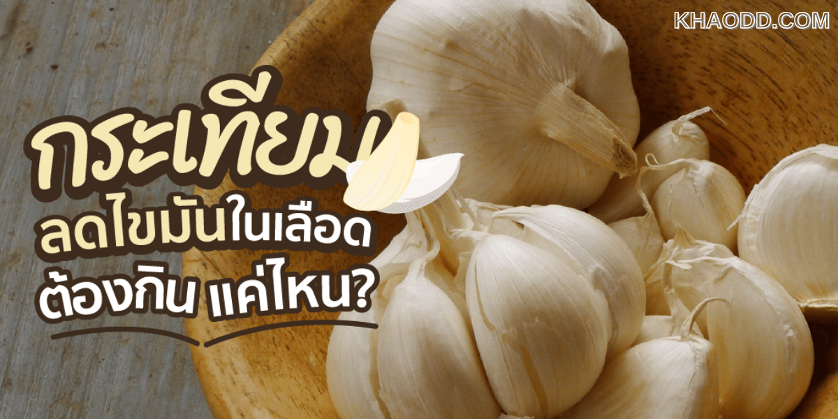 วิธีกินกระเทียมสด ลดไขมันในเลือดอย่างไรให้ได้ผล