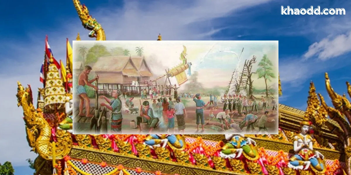 งานบุญบั้งไฟในภาคอีสาน