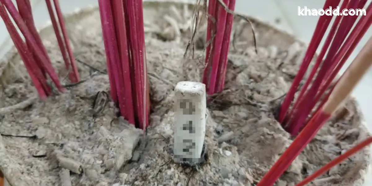 วิธีจุดธูปขอหวยแบบคนโบราณ