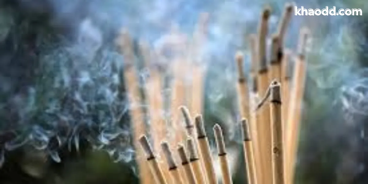 จุดธูปกลางแจ้ง